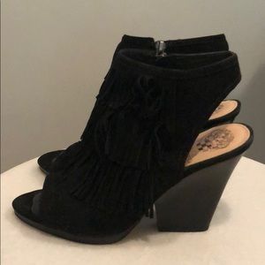Vince Camuto fringe bootie